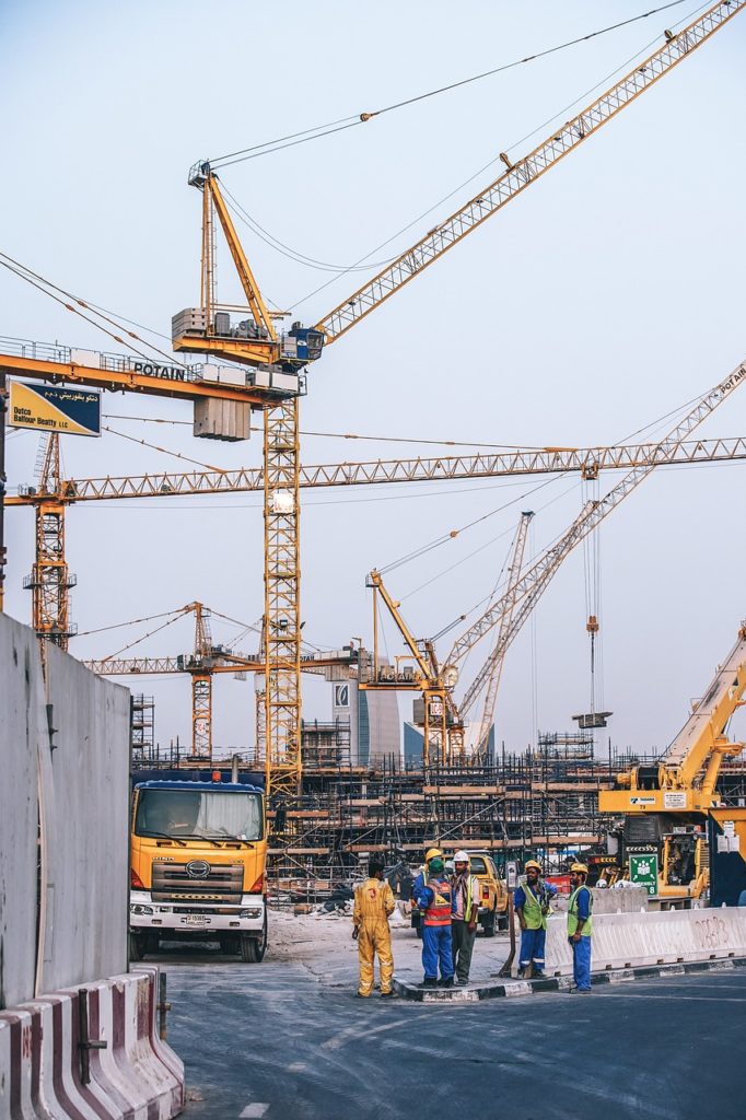 Ein Großbaustelle kommt heute nicht mehr ohne einen Sicherheitsdienst aus.