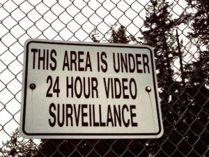 Videoüberwachung Hinweisschild