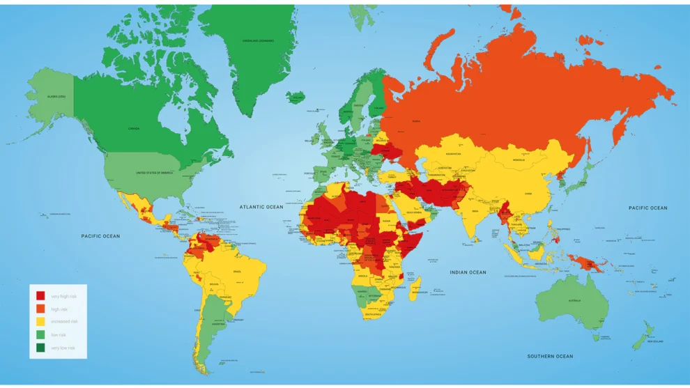 Risk Map © A3M Risk